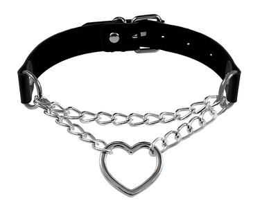 Scandals Choker Collar Collars & Leads Scandals Heart-Ring Chain